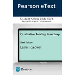 qualitative reading inventory enhanced pearson etext access card