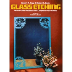 glass etching 46 full size patterns with complete instructions