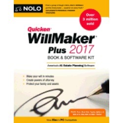 quicken willmaker plus 2017 edition book and software kit