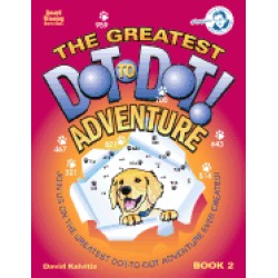 greatest dot to dot adventure summer activities 4 page fold out inside