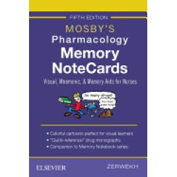 mosbys pharmacology memory notecards visual mnemonic and memory aids for n