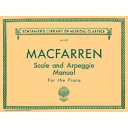 scale and arpeggio manual schirmer library of classics volume 1037 piano te