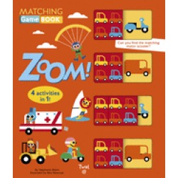 zoom matching game book 4 activities in 1 matching game books