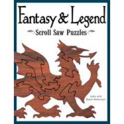 fantasy and legend scroll saw puzzles patterns and instructions for dragons