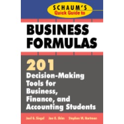 schaums quick guide to business formulas 201 decision making tools for busi