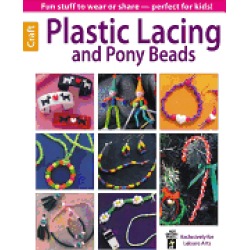 plastic lacing and pony beads