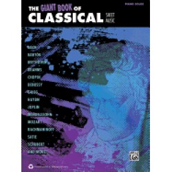 giant book of classical piano sheet music