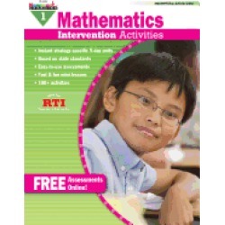 intervention activities for math grade 1 book
