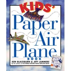 kids paper plane book