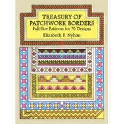 treasury of patchwork borders full size patterns for 76 designs
