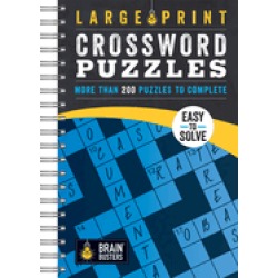 large print crossword puzzles over 200 puzzles to complete
