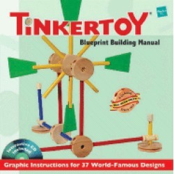 classic tinkertoy construction set building manual graphic instructions for