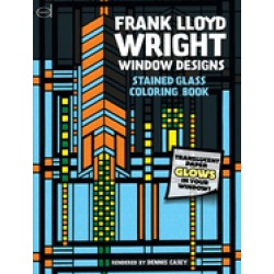 stained glass window designs of frank lloyd wright