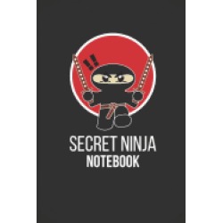 secret ninja notebook journal to write in 6 x 9