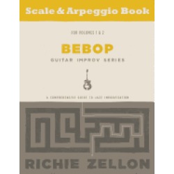 bebop guitar improv series scale and arpeggio book a comprehensive guide to