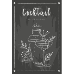 cocktail recipe journal record favorite recipes ingredients organizer drink