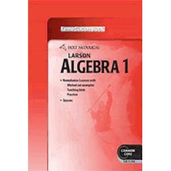 holt mcdougal larson algebra 1 remediation book