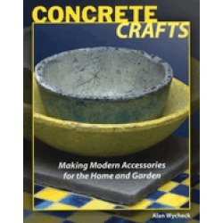 concrete crafts making modern accessories for the home and garden