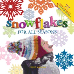 snowflakes for all seasons 72 fold and cut paper snowflakes