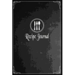 recipe journal blank cookbook to write in paperback
