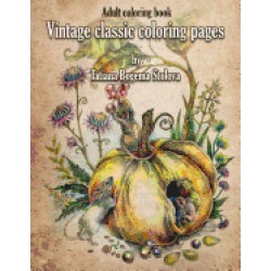 vintage classic coloring pages adult coloring book