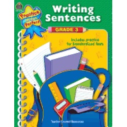 writing sentences grd 3 practice makes perfect