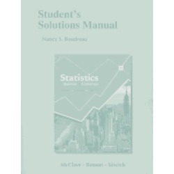 students solutions manual for statistics for business and economics