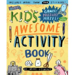 kids awesome activity book games puzzles mazes and more
