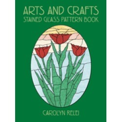 arts and crafts stained glass pattern book