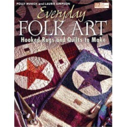 everyday folk art hooked rugs and quilts to make