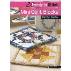 20 to stitch mini quilt blocks