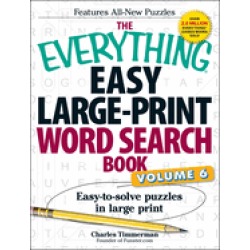 everything easy large print word search book volume 6 easy to solve puzzles