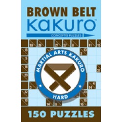 brown belt kakuro 150 puzzles