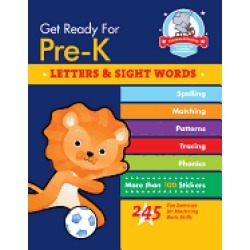 get ready for pre k letters and sight words 245 fun exercises for mastering