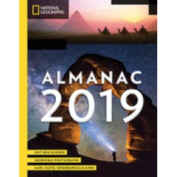 national geographic almanac 2019 hot new science incredible photographs map