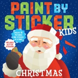 paint by sticker kids christmas